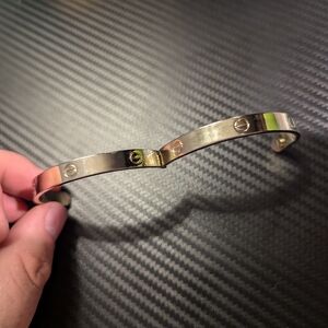 Gold Tone Love Bracelet